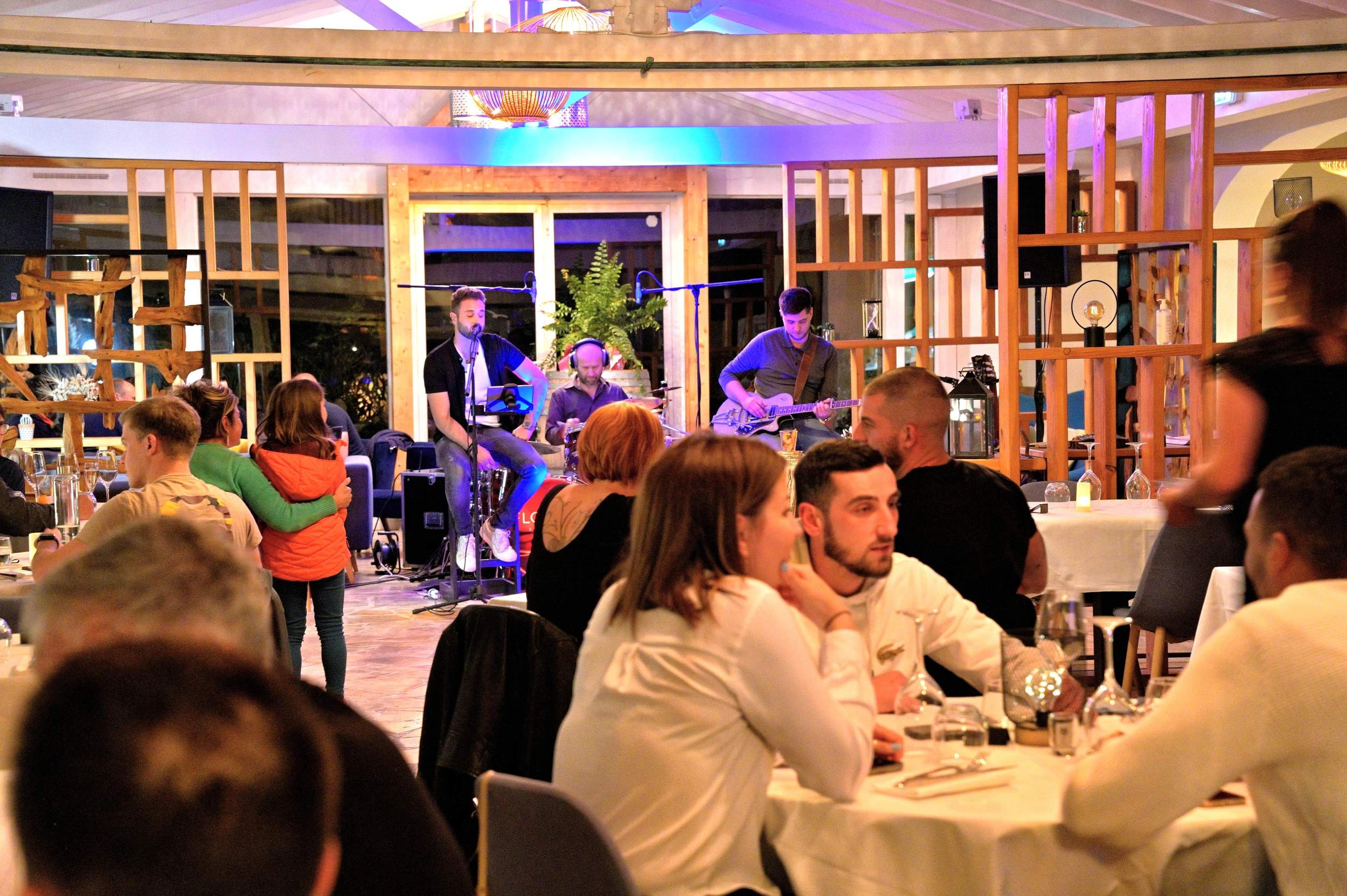 Les soirées animées du restaurant La Baie de Pinarello